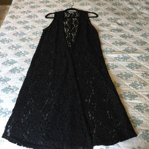 LuLaRoe Black Lace Joy Size S